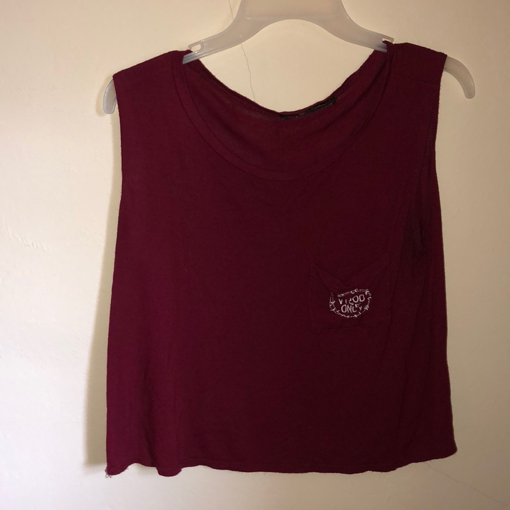 Good vibes only crop top